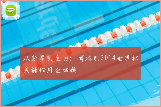 从新星到主力：博格巴2014世界杯关键作用全回顾