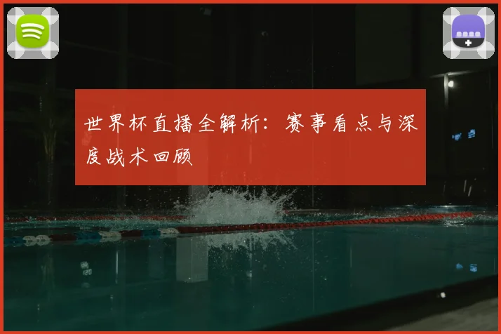 世界杯直播全解析:赛事看点与深度战术回顾